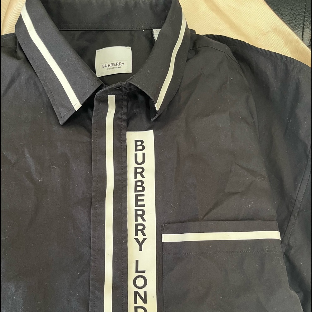 Burberry logo CROYDE button-up